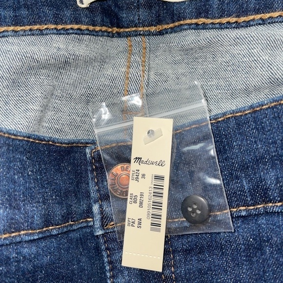 NWT MADEWELL 10" High Rise Skinny Jeans, Size 36/size 22 - Picture 8 of 9